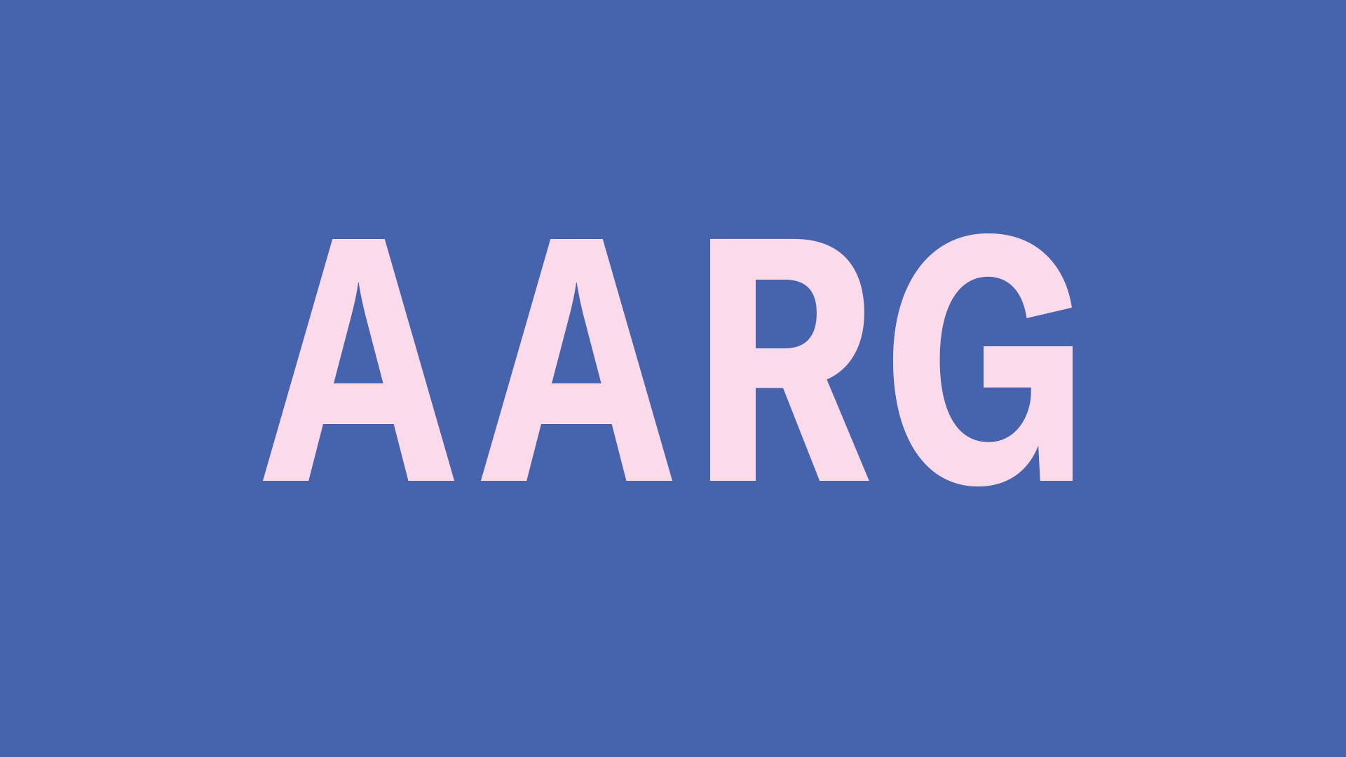 graafinen kuva jossa lukee isolla AARG